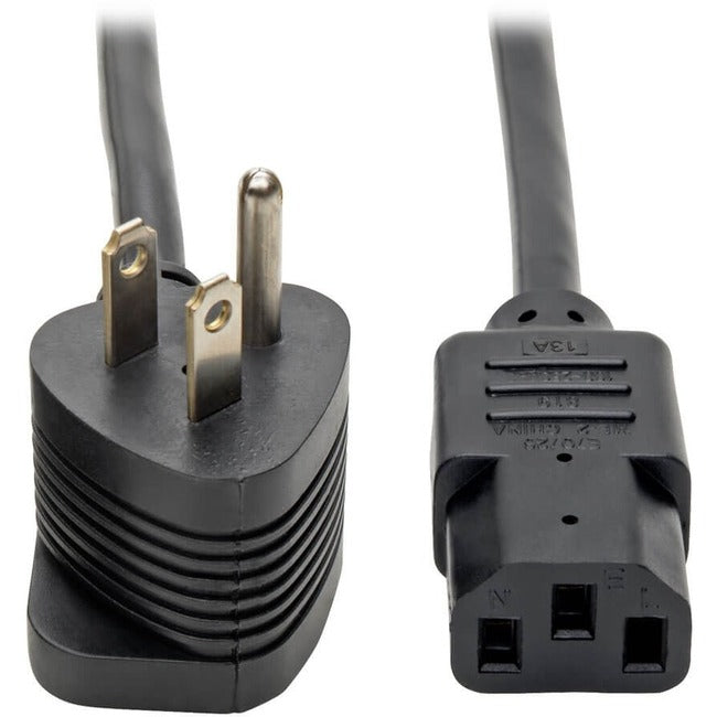 Tripp Lite 6ft Power Cord Piggyback Cable 5-15P-R to C13 13A 16AWG 6' - American Tech Depot