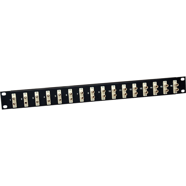 Tripp Lite 16-Port Fiber Patch Panel 62.5-125 or 50-125 ST-ST 1URM - American Tech Depot