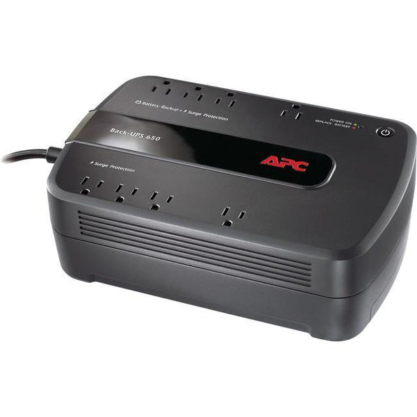 APC by Schneider Electric Back-UPS 650VA Desktop UPS - American Tech Depot