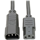 Tripp Lite 1ft Power Cord Extension Cable C14 to C13 Heavy Duty 15A 14AWG 1' - American Tech Depot