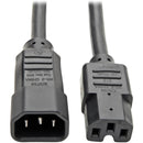 Tripp Lite 6ft Computer Power Cord Cable C14 to C15 Heavy Duty 16A 14AWG 6' - American Tech Depot