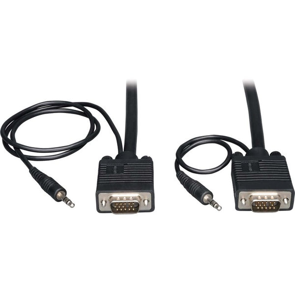 Tripp Lite VGA Coax Monitor Cable with audio, High Resolution cable with RGB coax - American Tech Depot