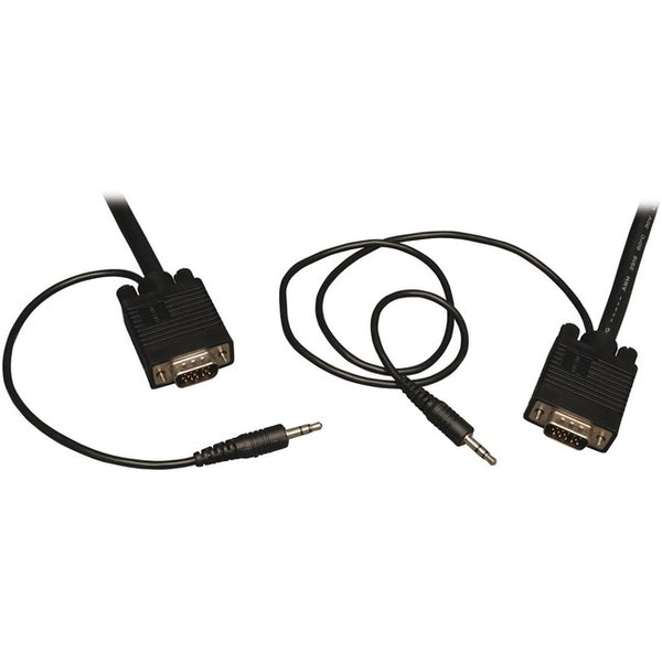 Tripp Lite VGA Coax Monitor Cable with audio, High Resolution cable with RGB coax - American Tech Depot