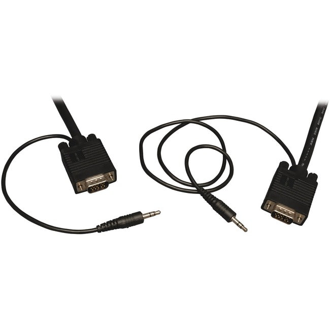 Tripp Lite VGA Coax Monitor Cable with audio, High Resolution cable with RGB coax - American Tech Depot