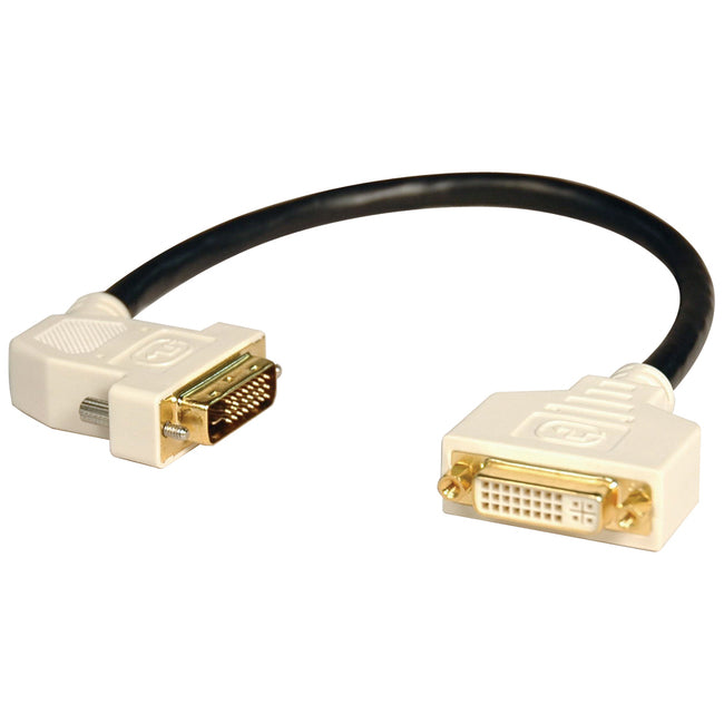Tripp Lite DVI Dual Link Digital Extension Adapter Cable with 45 degree Left Plug - American Tech Depot