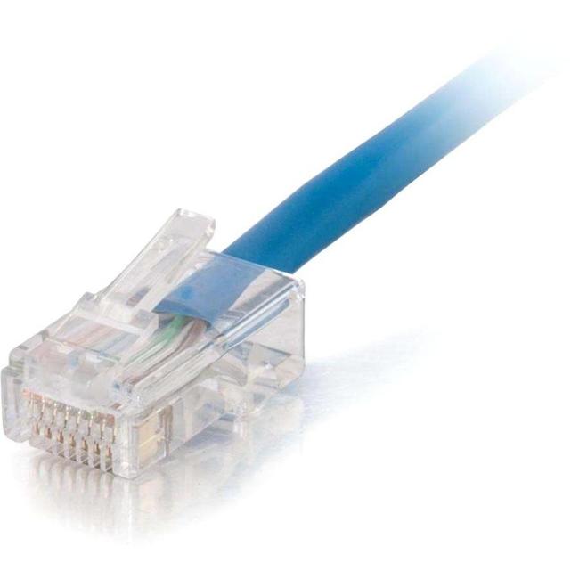 C2G 50ft Cat5e Non-Booted Unshielded (UTP) Network Patch Cable (Plenum Rated) - Blue - American Tech Depot