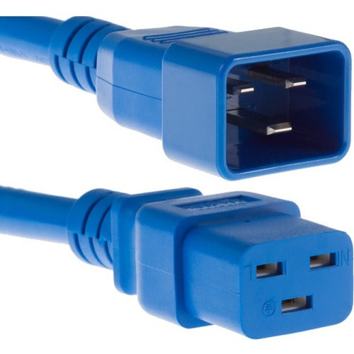 Unirise Usa, Llc Power Cord C19 - C20, 12awg, 20amp, 250v, Heavy Duty Sjt Jacket, Red, 5ft, C19 -