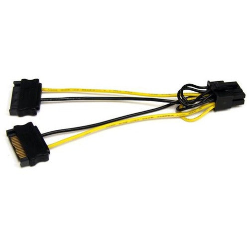 StarTech.com 6in SATA Power to 8 Pin PCI Express Video Card Power Cable Adapter - American Tech Depot