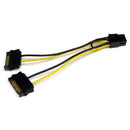 StarTech.com 6in SATA Power to 6 Pin PCI Express Video Card Power Cable Adapter - American Tech Depot
