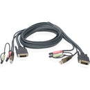IOGEAR 6ft (1.8m) Single Link DVI-I USB KVM Cable - American Tech Depot