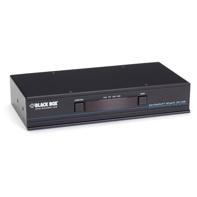 Black Box ServSwitch Wizard DP USB DisplayPort, 4-Port