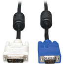 Tripp Lite 6ft DVI to VGA Monitor Cable Shielded with RGB High Resolution DVI-A to HD15 M-M 6' - American Tech Depot