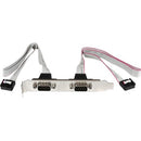 StarTech.com 2 Port 16in DB9 Serial Port Bracket to 10 Pin Header - American Tech Depot