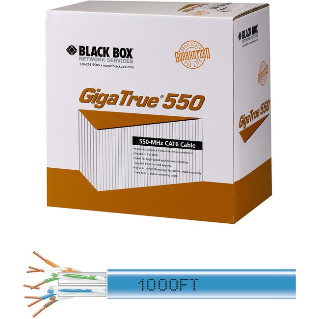 Black Box GigaTrue 550 Cat.6 Bulk Cable - American Tech Depot