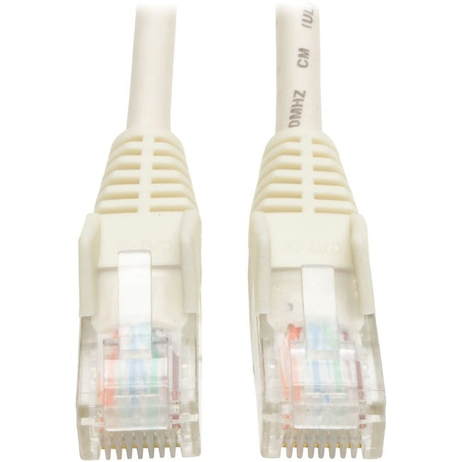 Tripp Lite 50ft Cat5e - Cat5 Snagless Molded Patch Cable RJ45 M-M White 50' - American Tech Depot