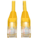 Tripp Lite 50ft Cat5e Cat5 Snagless Molded Patch Cable RJ45 M-M Yellow 50' - American Tech Depot