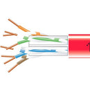 Black Box GigaTrue Cat6 550-MHz Solid Bulk Cable - Plenum, 1000-ft., Red - American Tech Depot