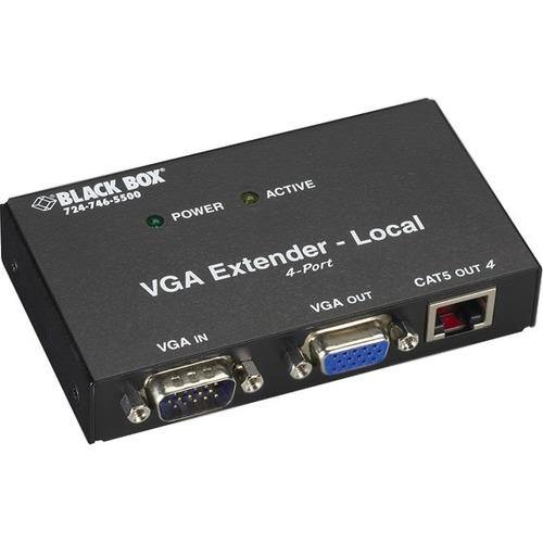 Black Box VGA Transmitter, 4-Port - American Tech Depot