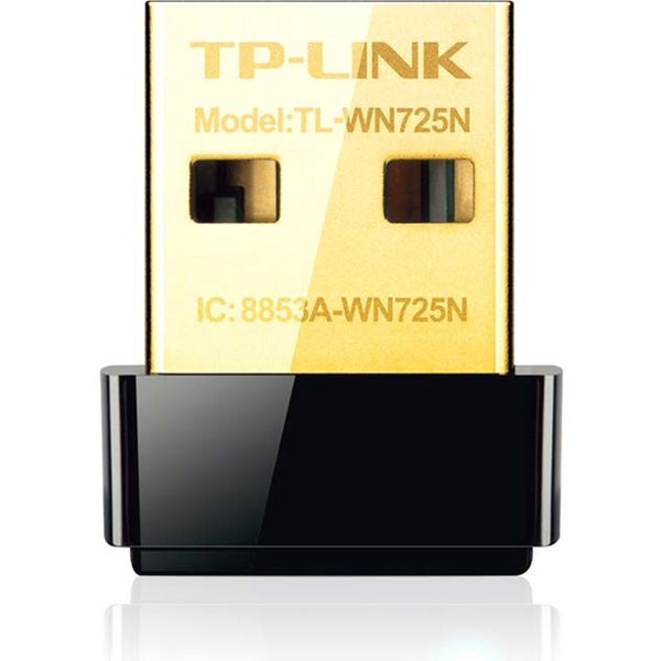 TP-LINK TL-WN725N Wireless N Nano USB Adapter, 150Mbps, Miniature Design, Plug in and Forget, Support Windows XP-Vista-7-8 - American Tech Depot
