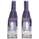 Tripp Lite 25ft Cat6 Gigabit Snagless Molded Patch Cable RJ45 M-M Purple 25' - American Tech Depot