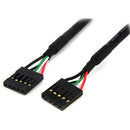 StarTech.com 24in Internal 5 pin USB IDC Motherboard Header Cable F-F - American Tech Depot