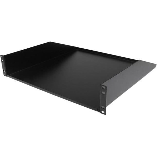 StarTech.com 2U Rack Mount Cantilever Shelf - Heavy Duty Fixed Server Rack Cabinet Shelf - 125lbs - 56kg