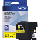 Brother Genuine Innobella LC103Y High Yield Yellow Ink Cartridge - American Tech Depot