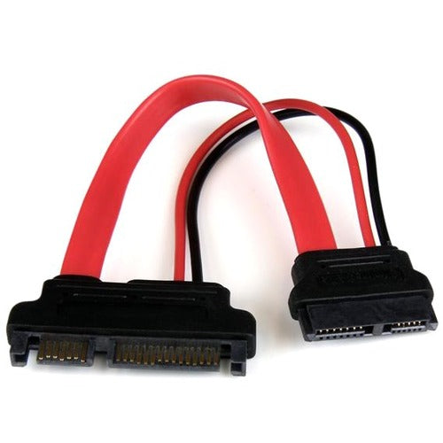 StarTech.com 6in Slimline SATA to SATA Adapter with Power - F-M - American Tech Depot