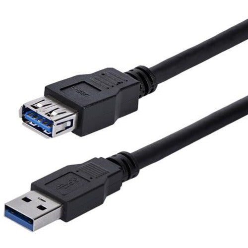 StarTech.com 1m Black SuperSpeed USB 3.0 Extension Cable A to A - M-F - American Tech Depot