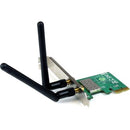 StarTech.com PCI Express Wireless N Adapter - 300 Mbps PCIe 802.11 b-g-n Network Adapter Card - 2T2R 2.2 dBi - American Tech Depot