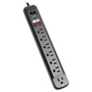 Tripp Lite Surge Protector Power Strip 120V Right Angle 7 Outlet RJ11 Black - American Tech Depot