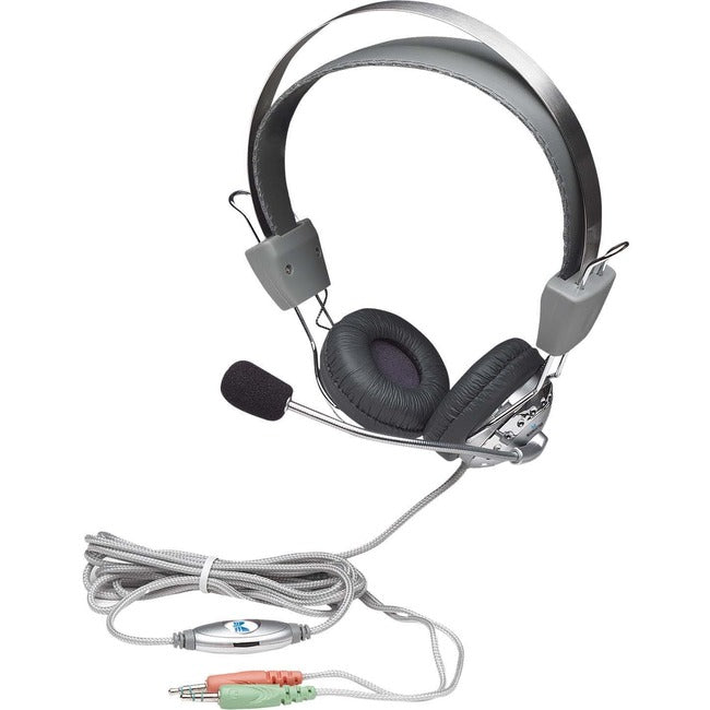 Manhattan Stereo Headset with Flexible Microphone Boom - American Tech Depot