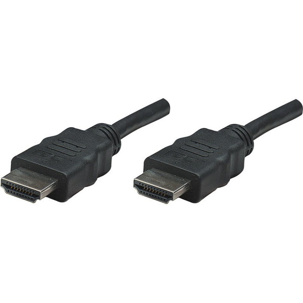 Manhattan HDMI Male to Male High Speed Shielded Cable, 25', Black - American Tech Depot