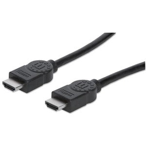 Manhattan HDMI Male to Male High Speed Shielded Cable, 33', Black
