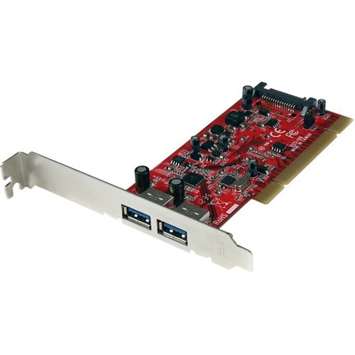 StarTech.com 2 Port PCI SuperSpeed USB 3.0 Adapter Card with SATA Power - American Tech Depot