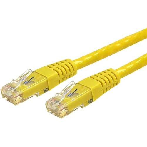 StarTech.com 4ft CAT6 Ethernet Cable - Yellow Molded Gigabit CAT 6 Wire - 100W PoE RJ45 UTP 650MHz - Category 6 Network Patch Cord UL-TIA - American Tech Depot