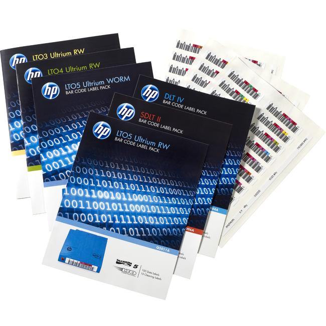 HPE LTO-6 Ultrium RW Bar Code Label Pack - American Tech Depot