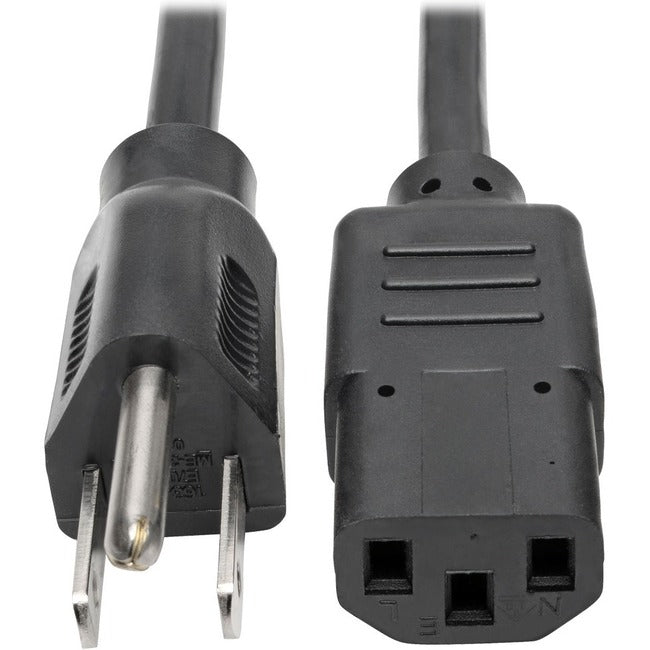 Tripp Lite 15ft Computer Power Cord Cable 5-15P to C13 10A 18AWG 15' - American Tech Depot