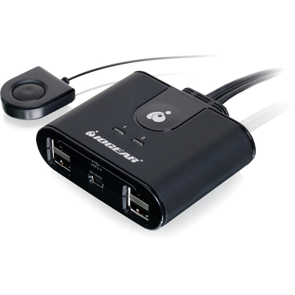 IOGEAR 2x4 USB 2.0 Peripheral Sharing Switch - American Tech Depot