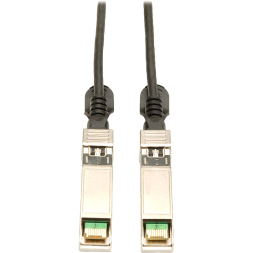Tripp Lite 2M SFP+ 10Gbase-CU Twinax Passive Copper Cable SFP-H10GB-CU2M Compatible Black 6ft 6' - American Tech Depot