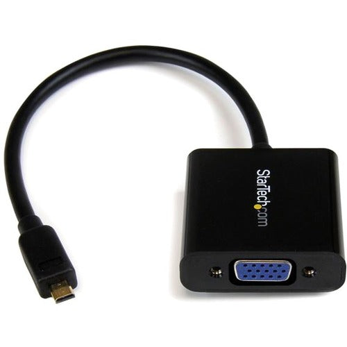 StarTech.com Micro HDMI® to VGA Adapter Converter for Smartphones - Ultrabook - Tablet - 1920x1080 - American Tech Depot