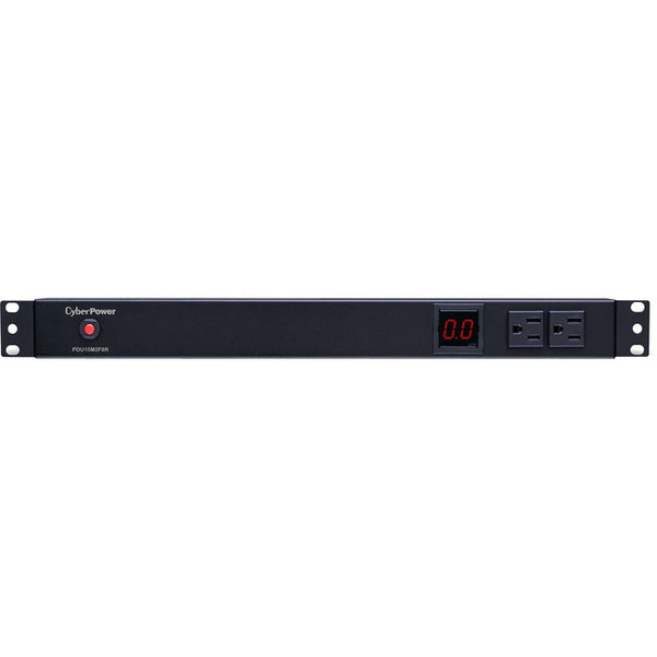 CyberPower PDU15M2F8R Single Phase 100 - 125 VAC 15A Metered PDU