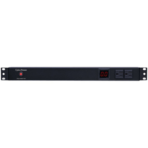 CyberPower PDU15M2F12R 100 - 125 VAC 15A Metered PDU