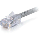 C2G-15ft Cat6 Non-Booted Network Patch Cable (Plenum-Rated) - Gray