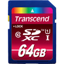 Transcend 64 GB Class 10-UHS-I SDXC