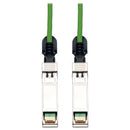 Tripp Lite 5M SFP+ 10Gbase-CU Twinax Passive Copper Cable SFP-H10GB-CU5M Compatible Green 16ft 16' - American Tech Depot