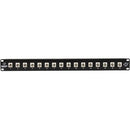 Black Box Connect Fiber Patch Panel Kit - (16) Simplex ST Adapters - American Tech Depot