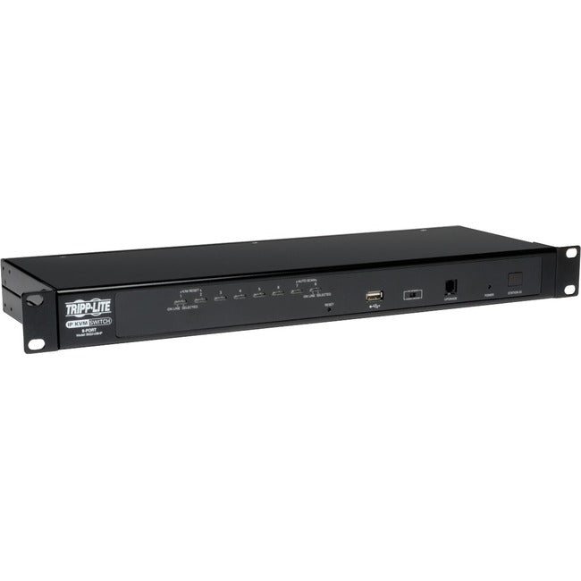 Tripp Lite 8-Port Rackmount KVM Switch w- Built in IP and On Screen Display 1U - American Tech Depot