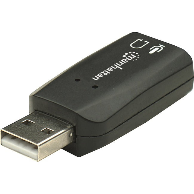 Manhattan Hi-Speed USB 2.0 3-D Sound Adapter - American Tech Depot