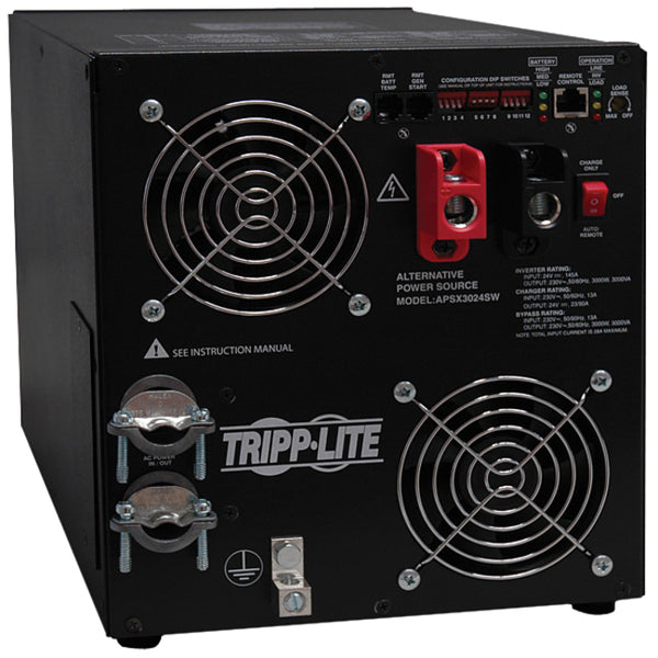 Tripp Lite 3000W APS 24VDC 230V Inverter - Charger w- Pure Sine-Wave Output Hardwired - American Tech Depot